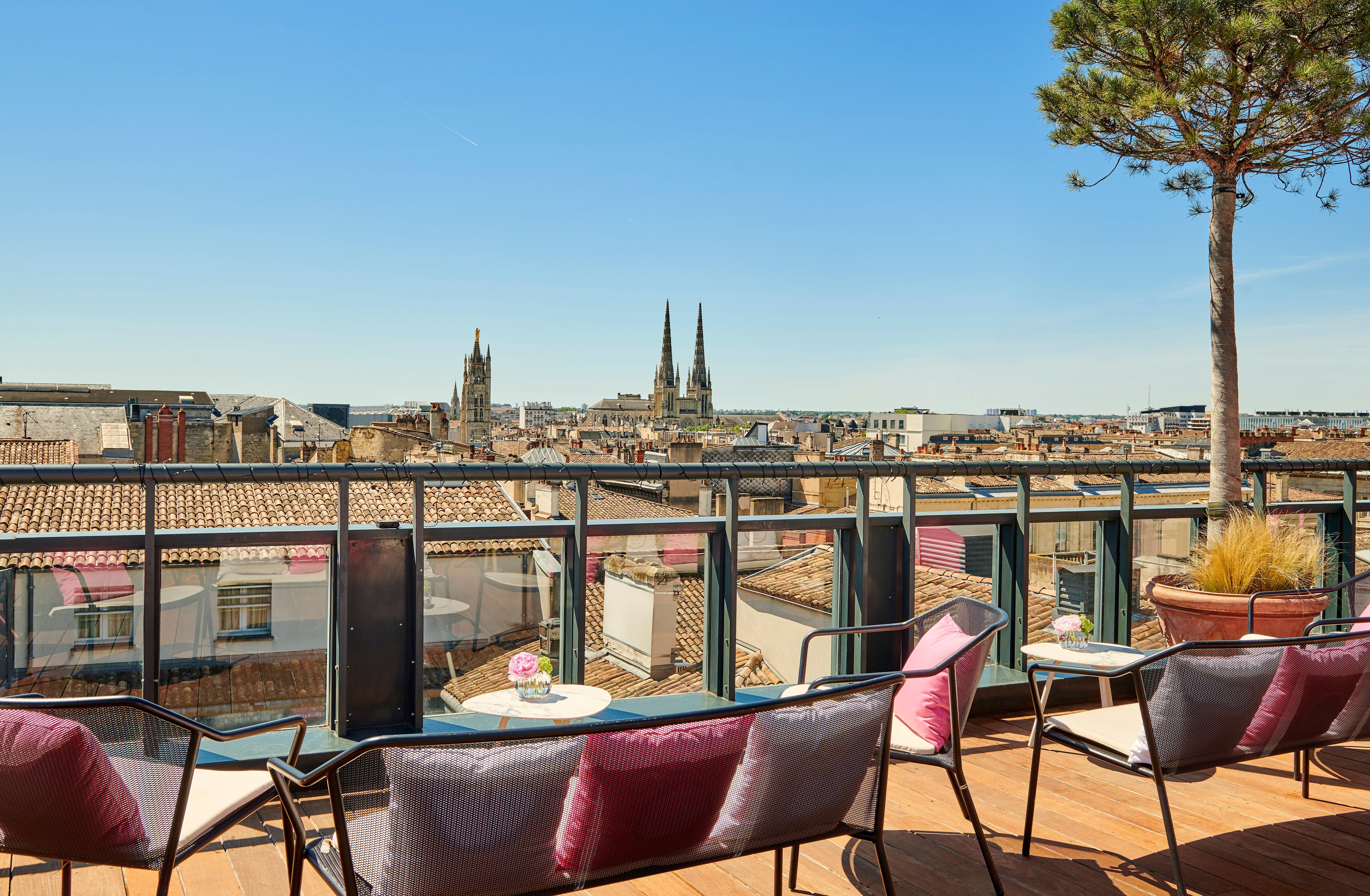 فندق InterContinental Bordeaux Le Grand المظهر الخارجي الصورة View from the rooftop